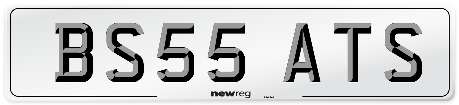 BS55 ATS Number Plate from New Reg